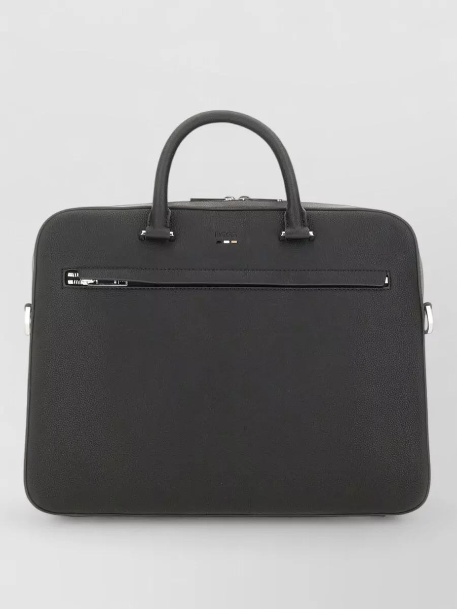 Boss logo briefcase