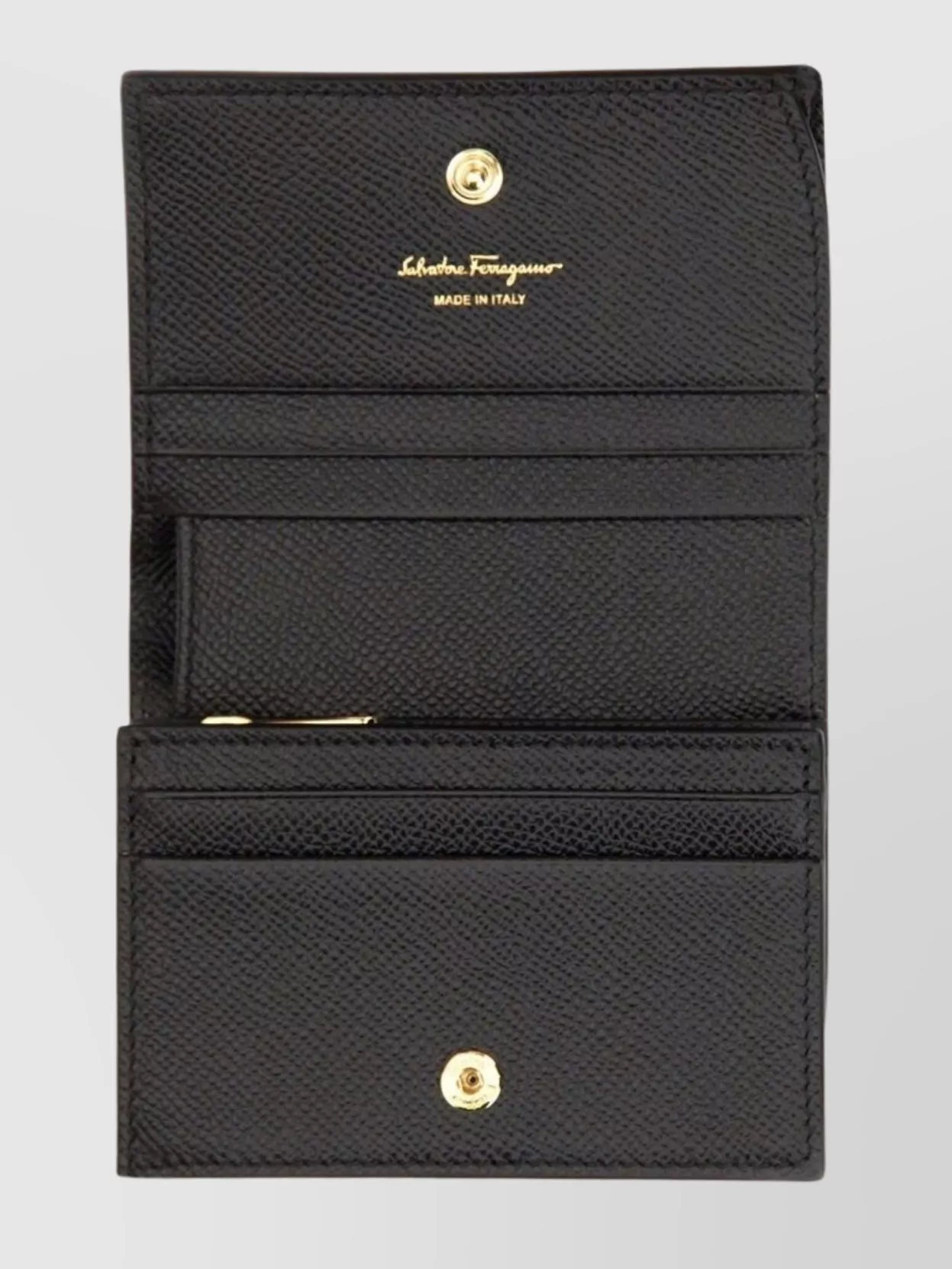 Ferragamo Mini Logo Wallet Gold Hardware