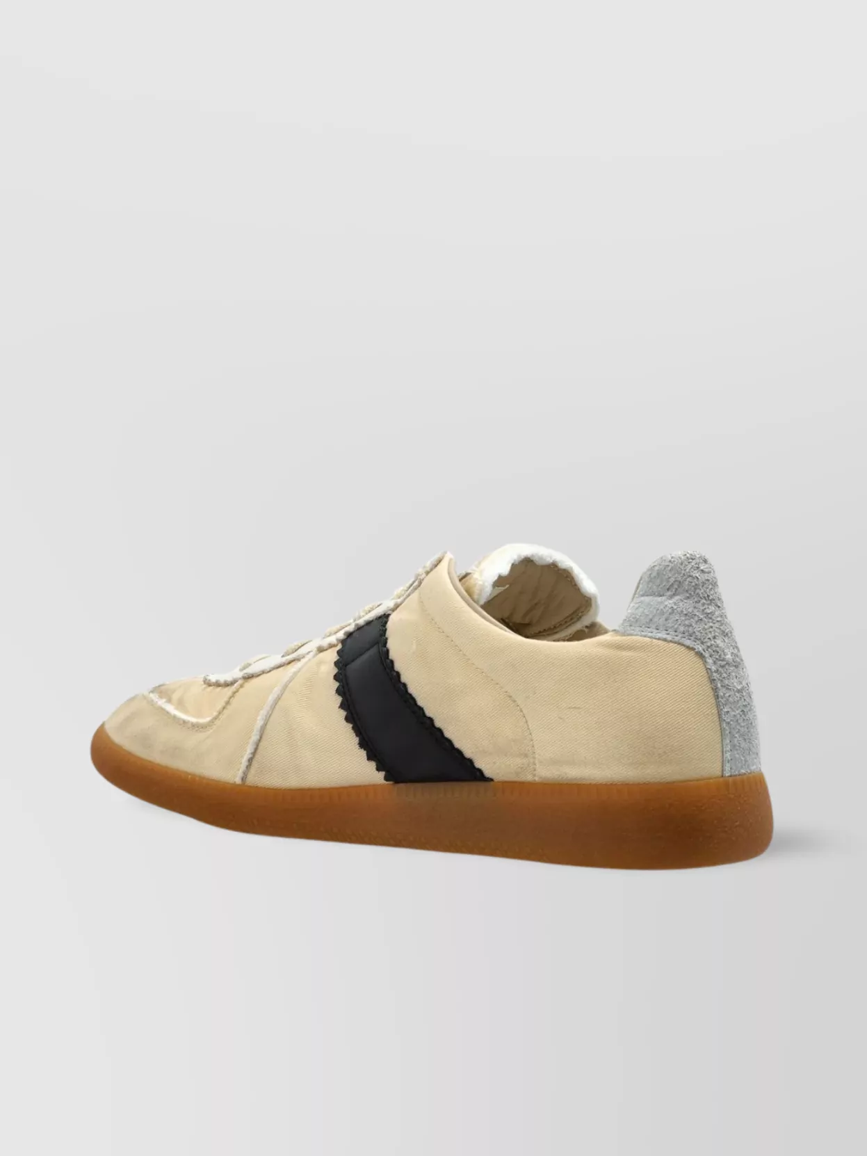Maison Margiela Sneakers With Suede Accents And Contrast Panel