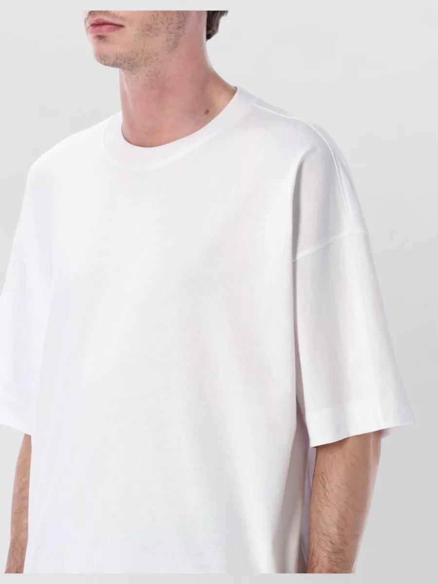Dries Van Noten Short Sleeve Oversize Round Neck T Shirt