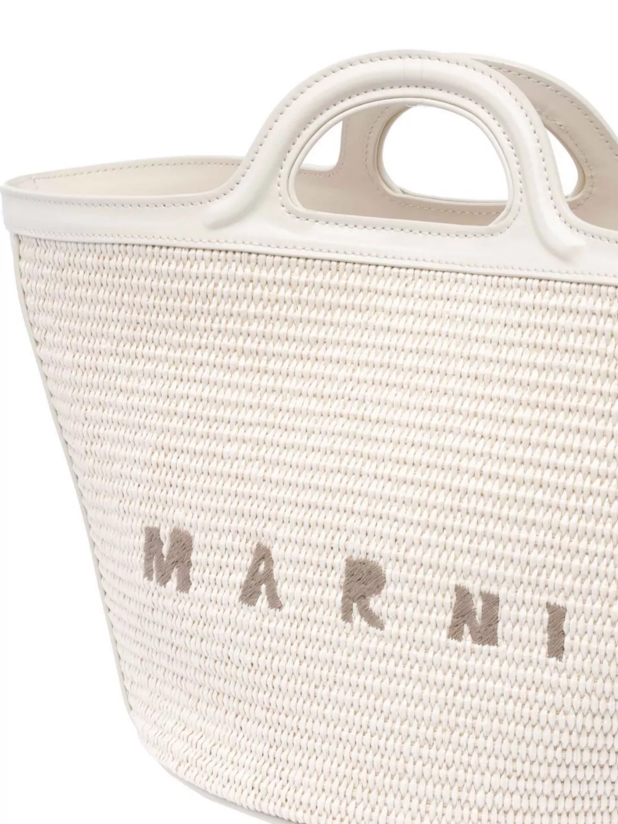 Marni Woven Cotton Handbag With Structured Silhouette
