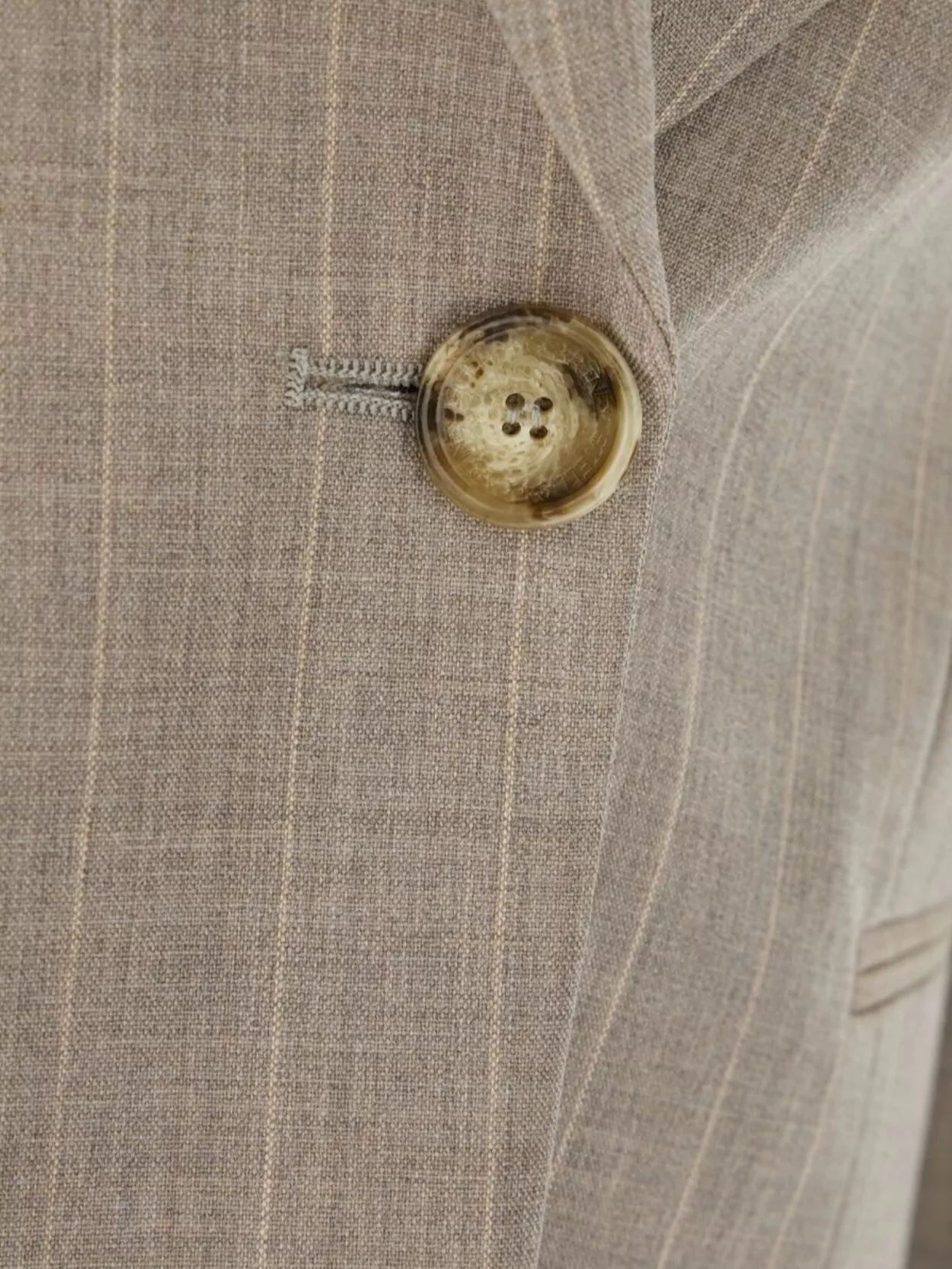 Stella Mccartney Wool Blazer With Embroidered Back Vent In Neutral