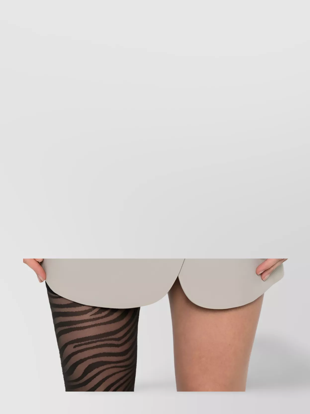 Coperni Knee Length A-Line Skirt With Button Detail