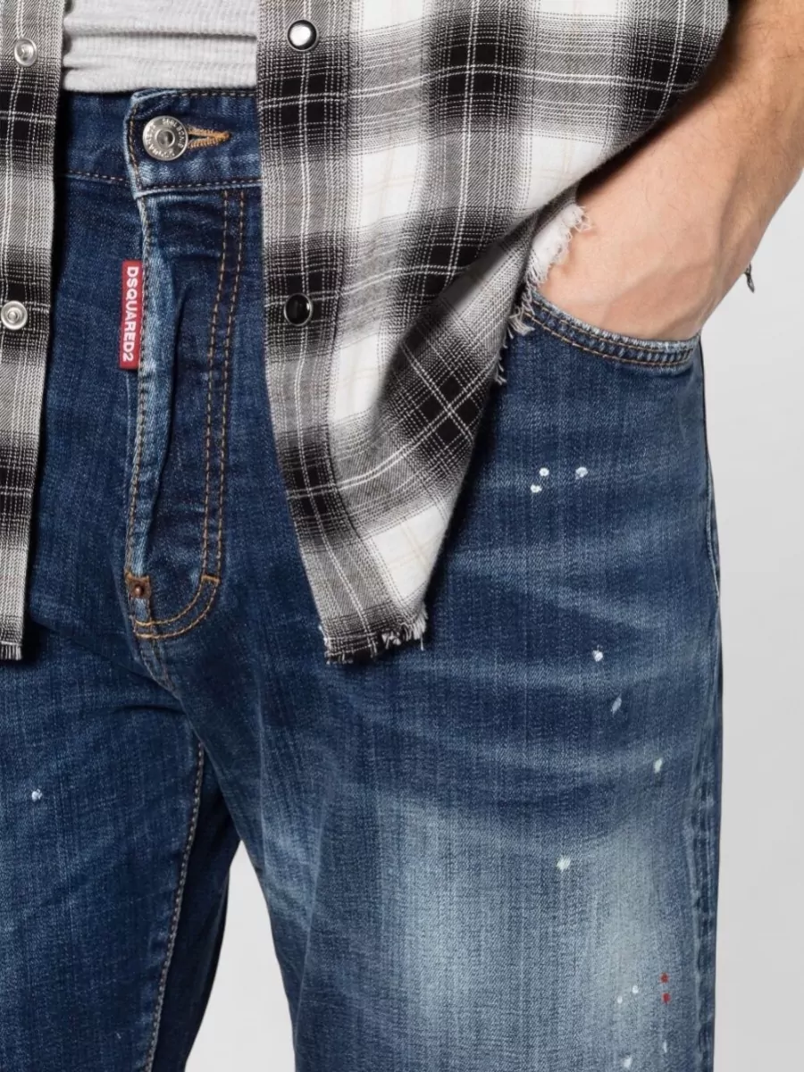 Dsquared2 Distressed Denim Shorts