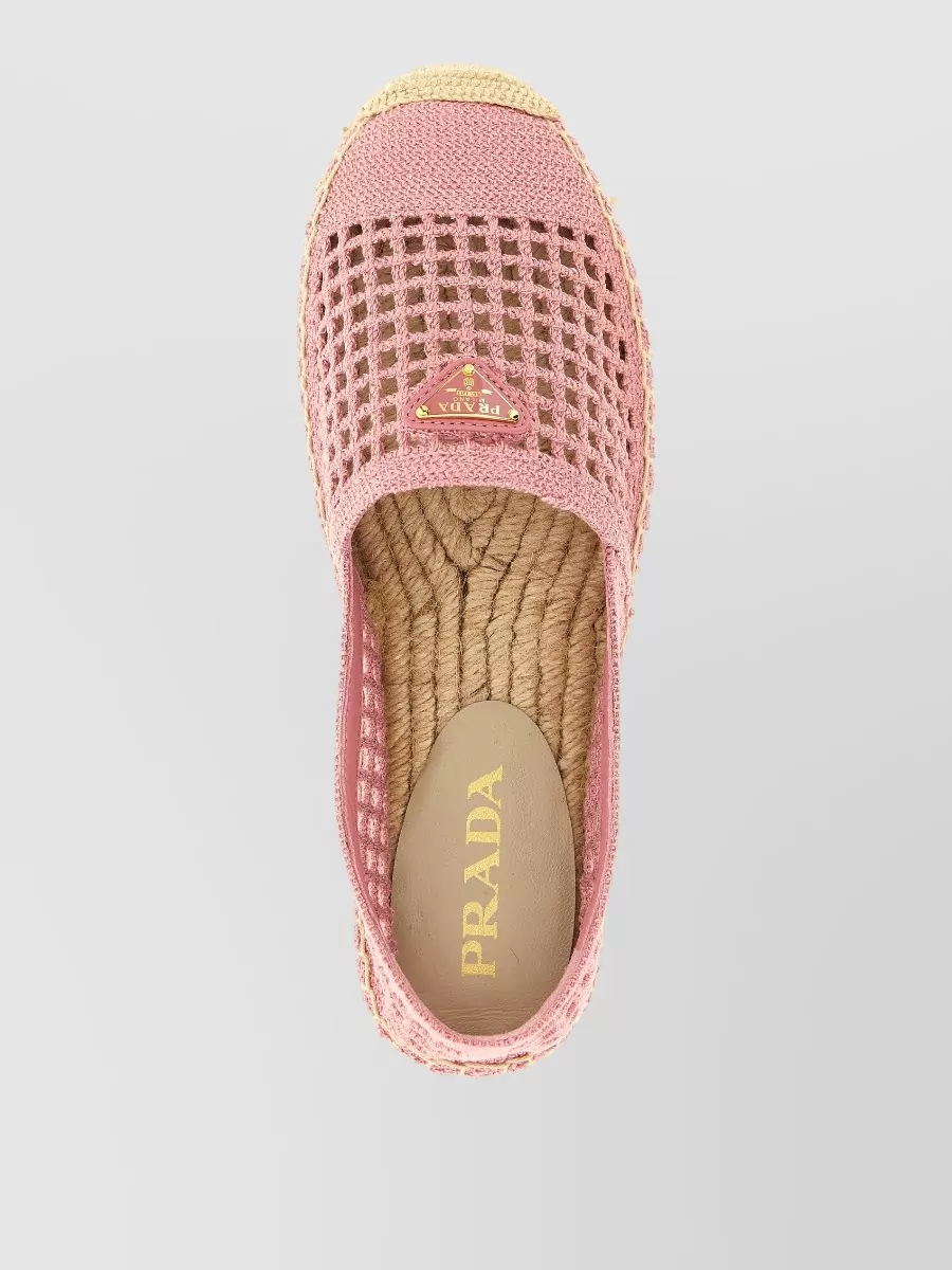 Prada Crochet Espadrilles
