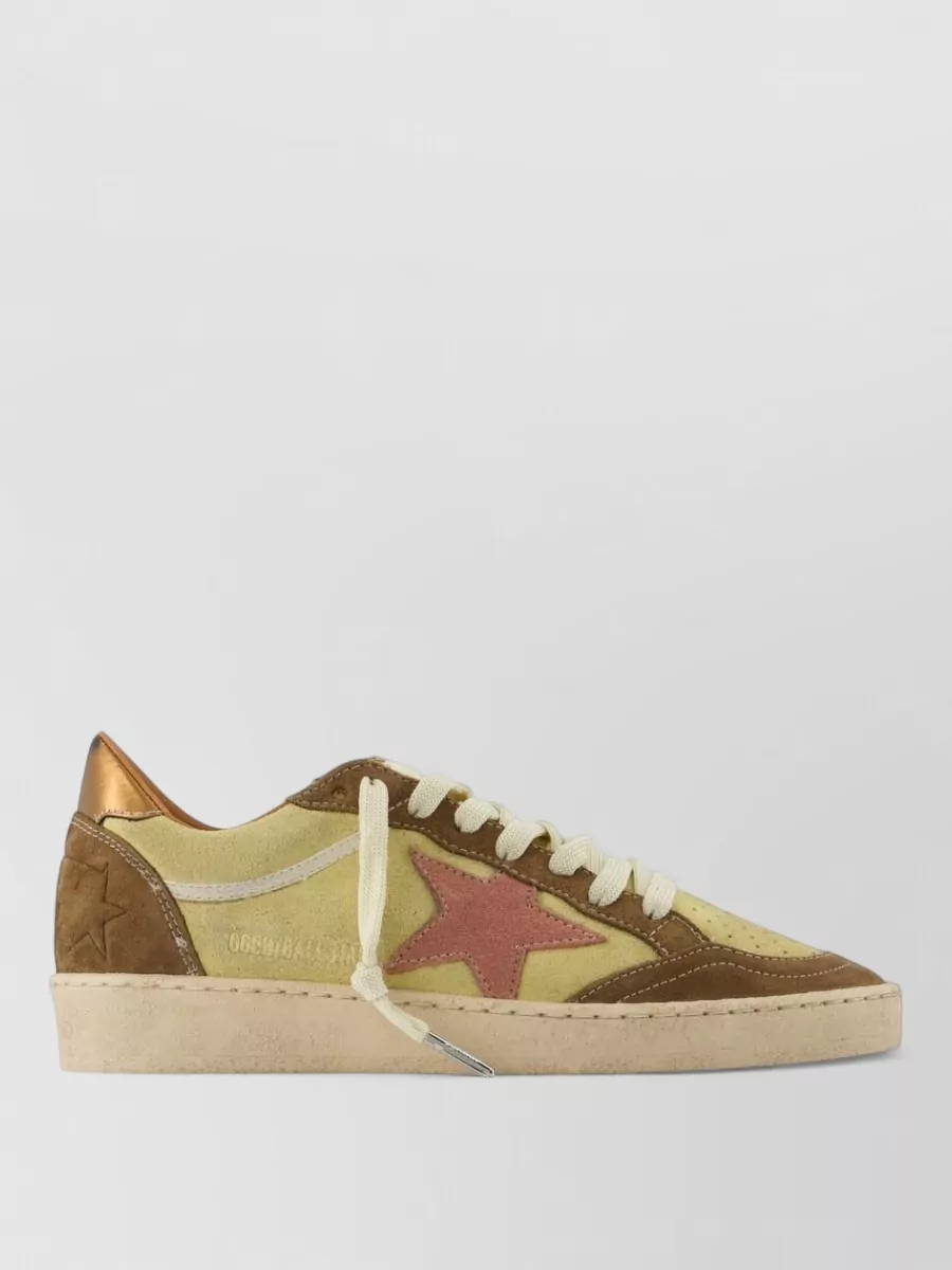Golden Goose leather lace-up sneakers