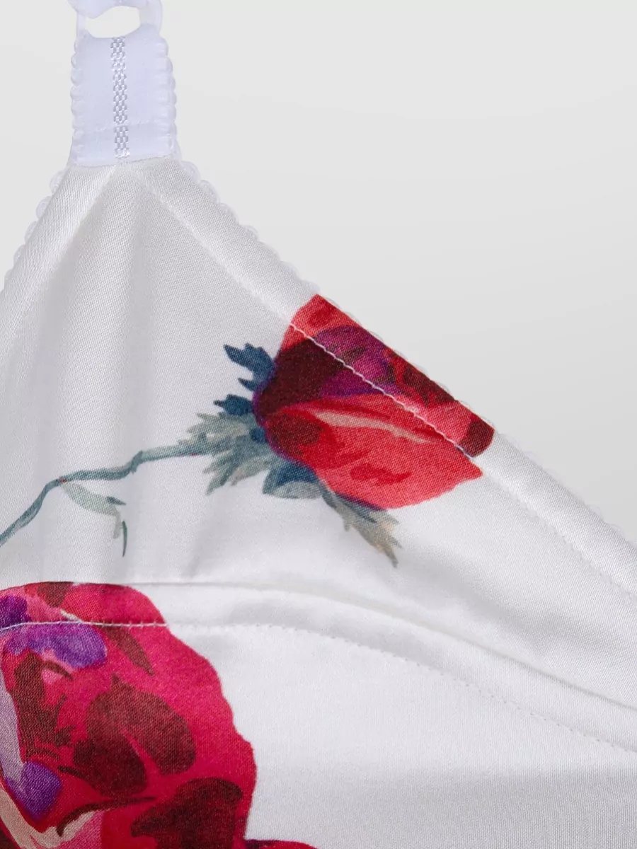 N°21 Rose Print Bra Adjustable Strap Design