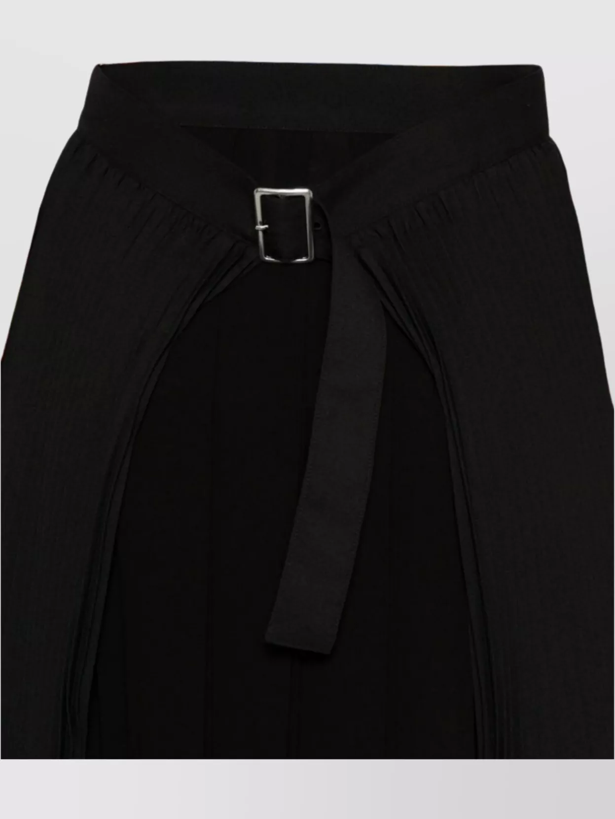 Junya Watanabe Wool Flared Tiered Midi Skirt