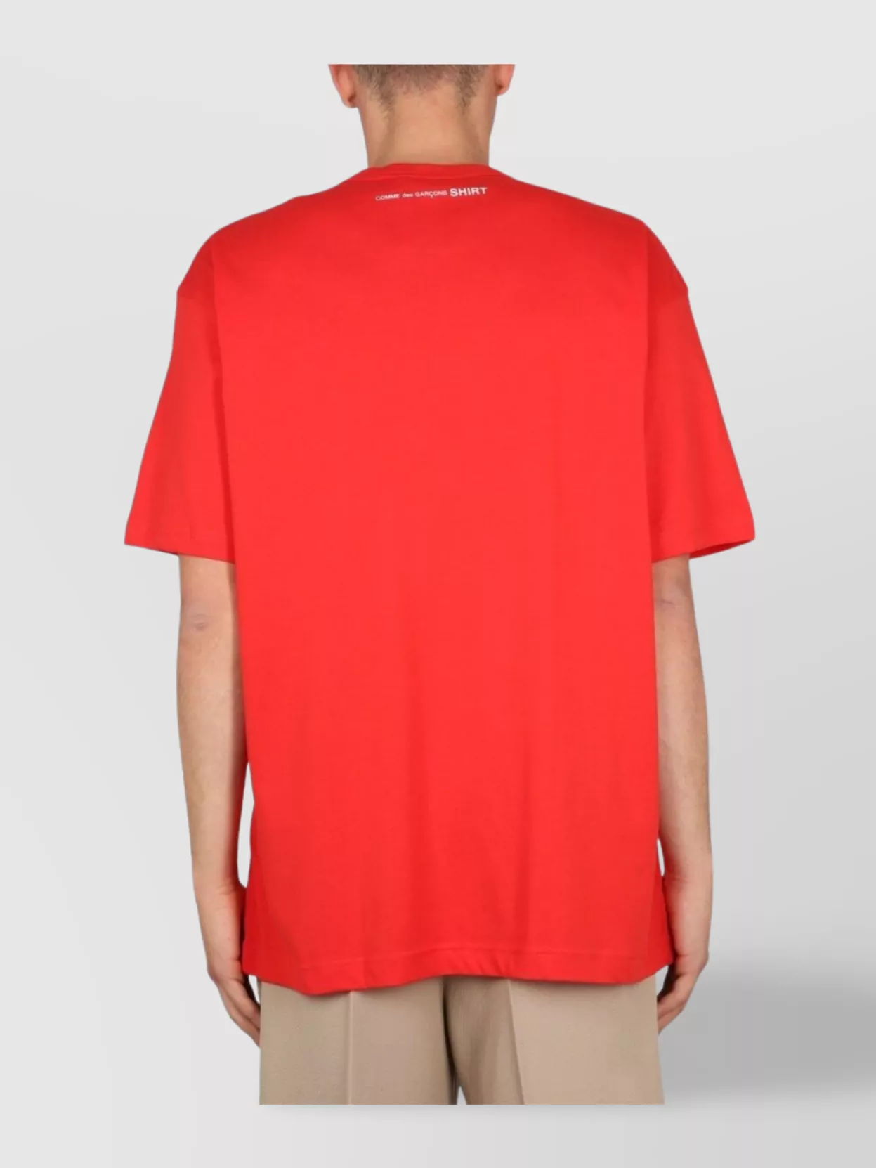 Comme Des Garçons Logo Print Crew Neck T-Shirt