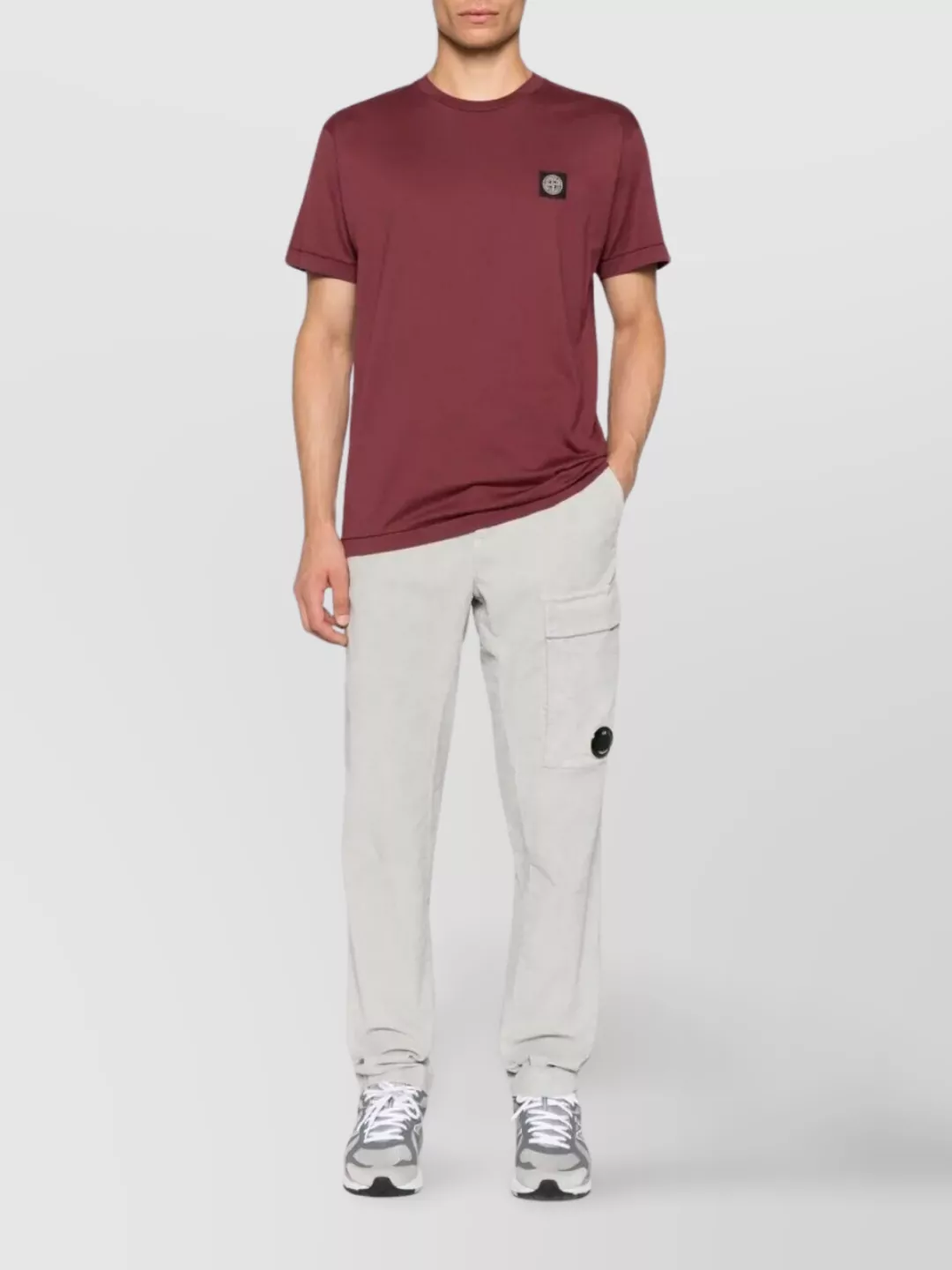 Stone Island Cotton Jersey Short Sleeve Crew Neck T-Shirt
