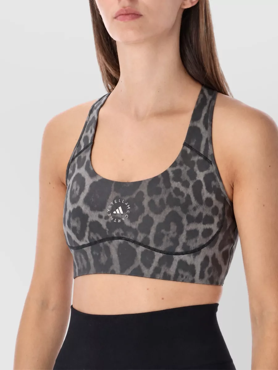 Adidas By Stella Mccartney Printed Sports Bra