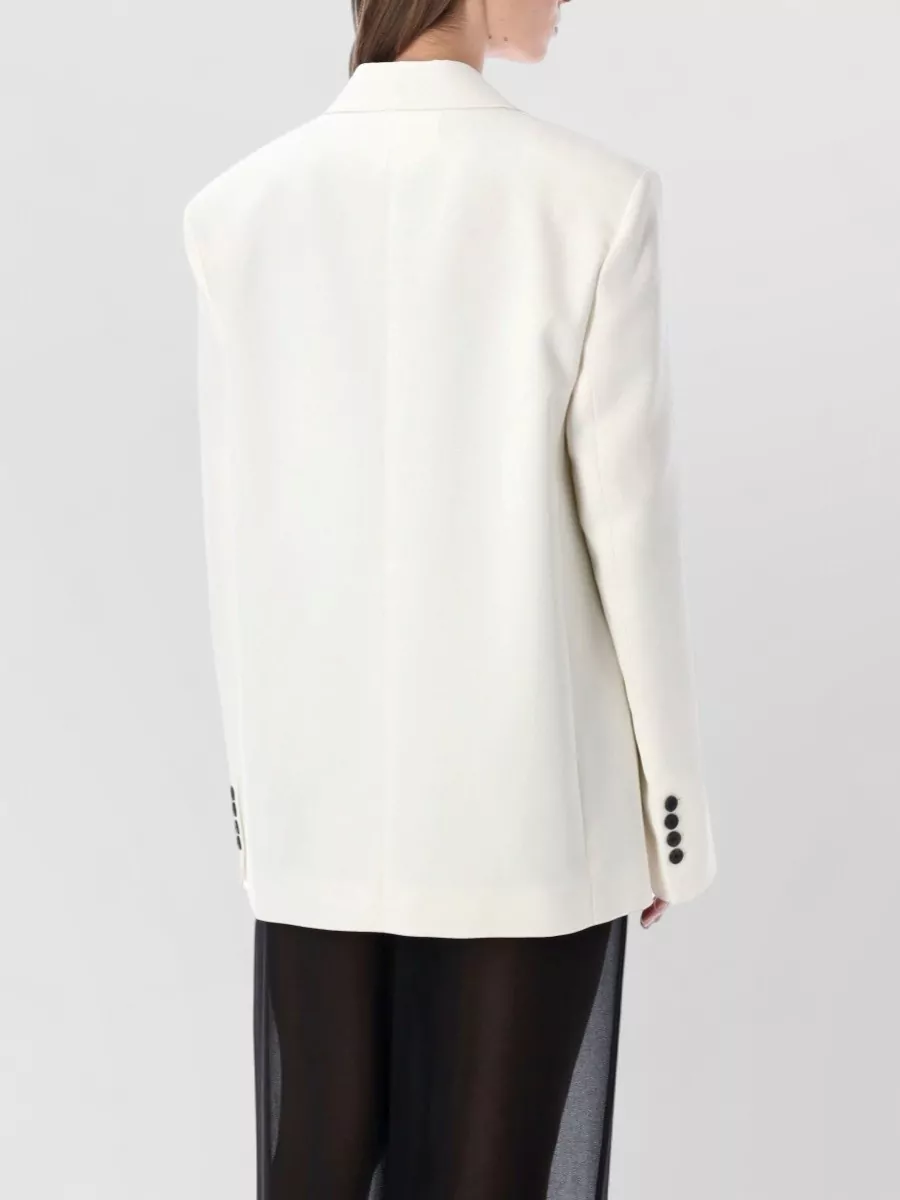 The Frankie Shop Double-Breasted Tailored Blazer
