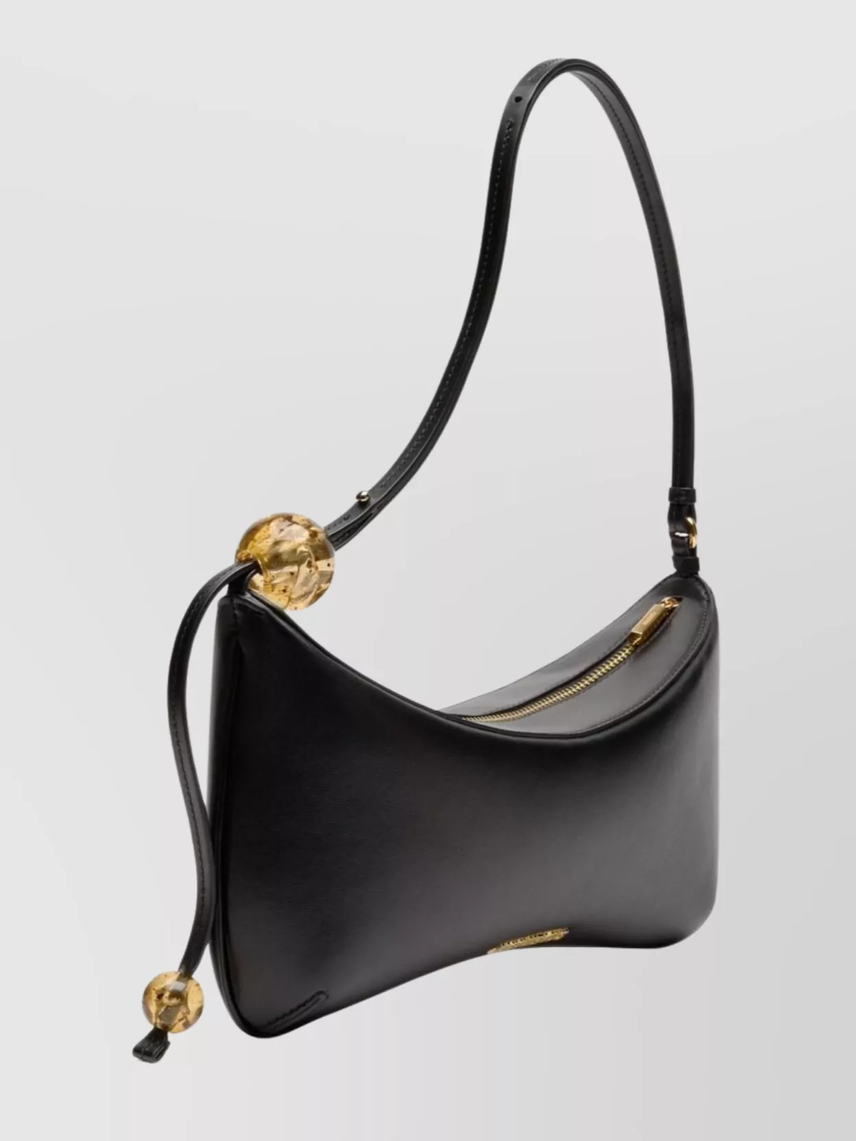 Jacquemus Curved Shape Strap Gold Hardware