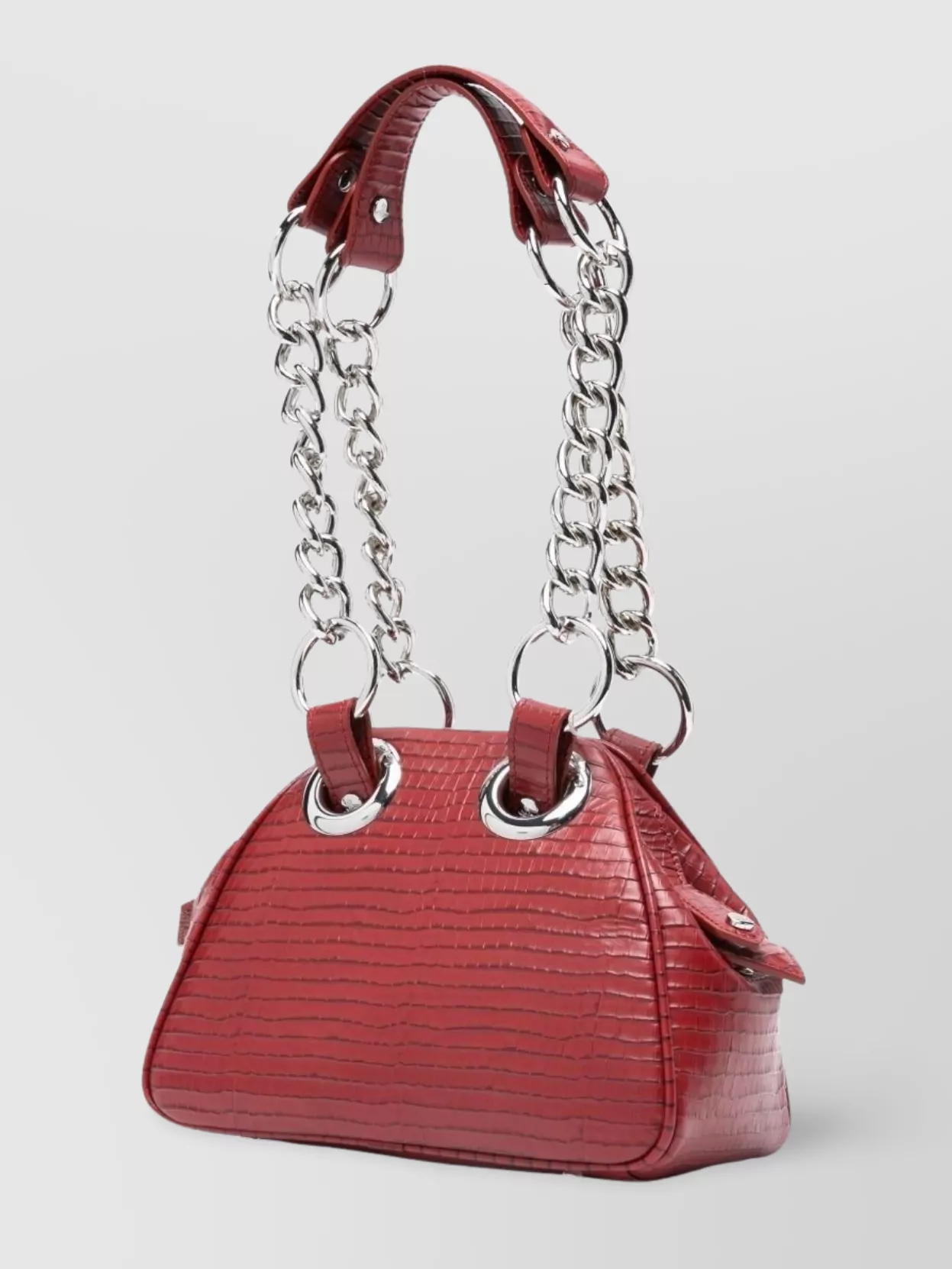 Vivienne Westwood Crocodile Chain Link Shoulder Bag