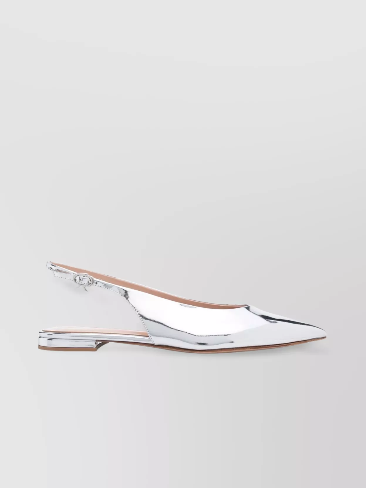 Gianvito Rossi Sling Back Ballerina Buckle Detail