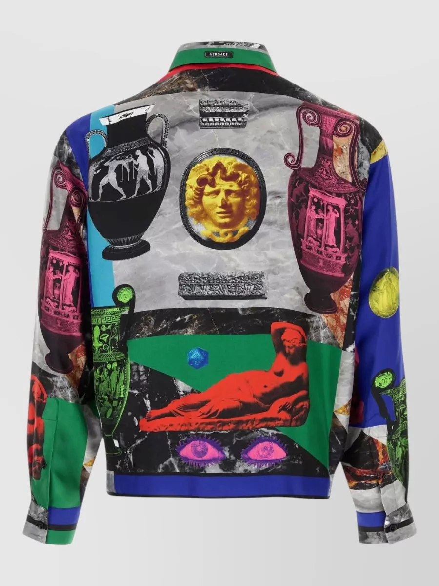 Versace Silk Printed Shirt