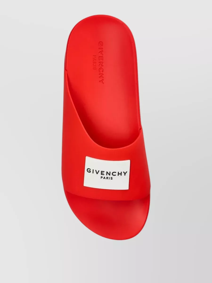 Givenchy Logo Flat Sole Open Toe Sandal