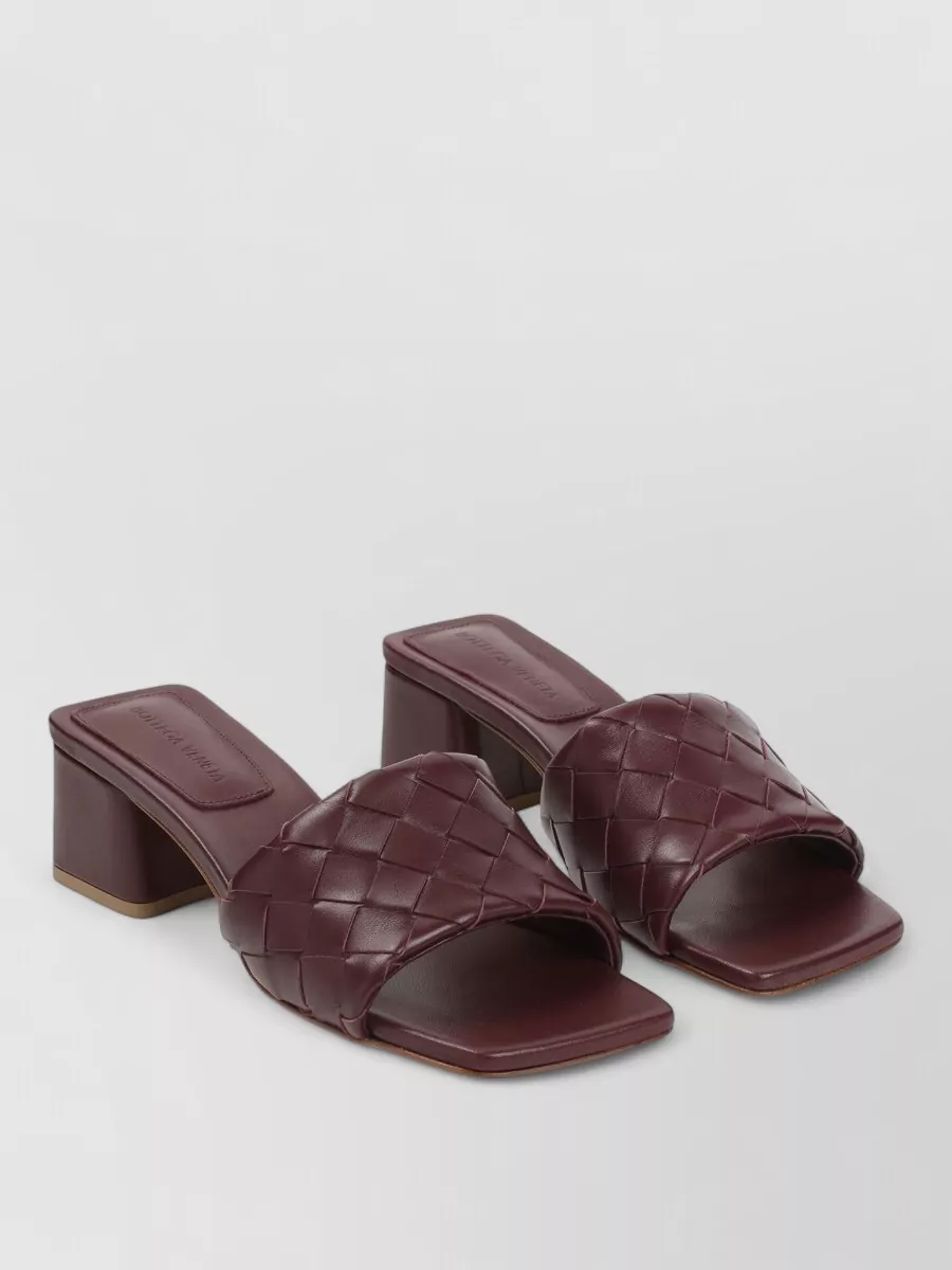Bottega Veneta leather kitten heel mules
