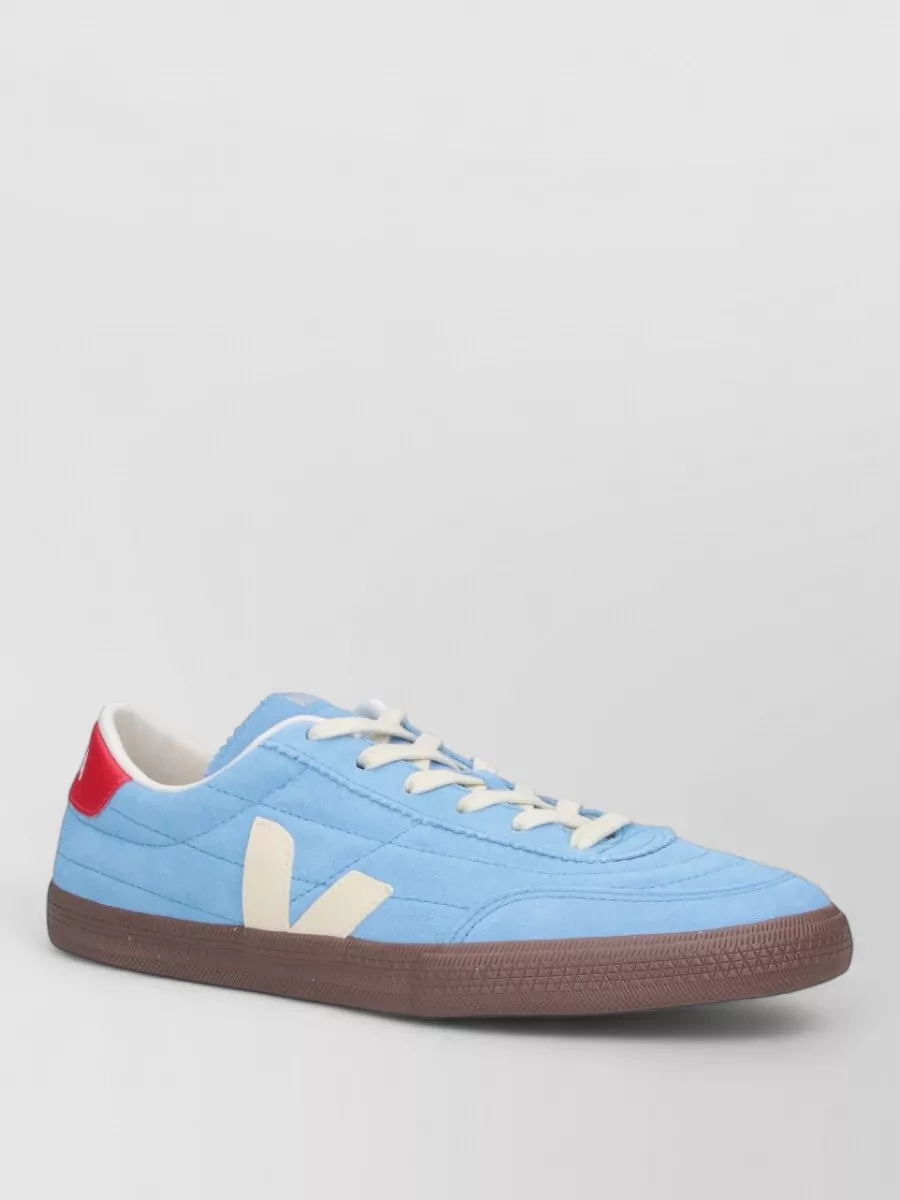 Veja Suede Leather Low-Top Sneakers