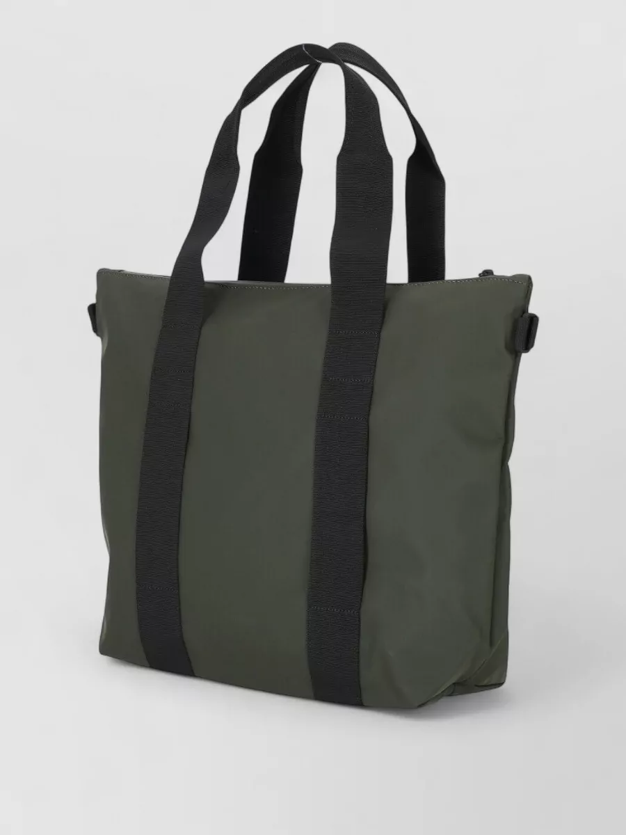 Rains Rectangular Unisex Waterproof Fabric Tote Bag