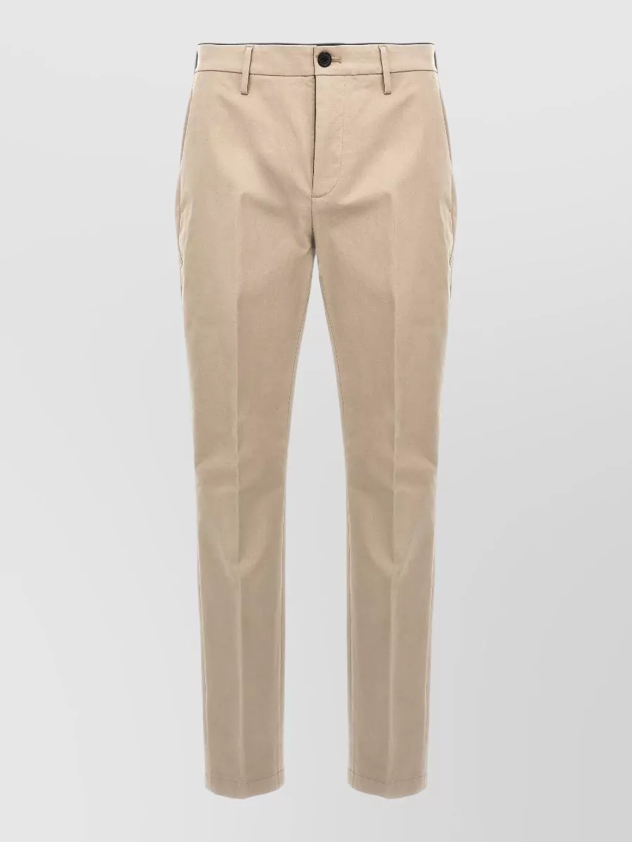 Department 5 cotton straight-leg trousers