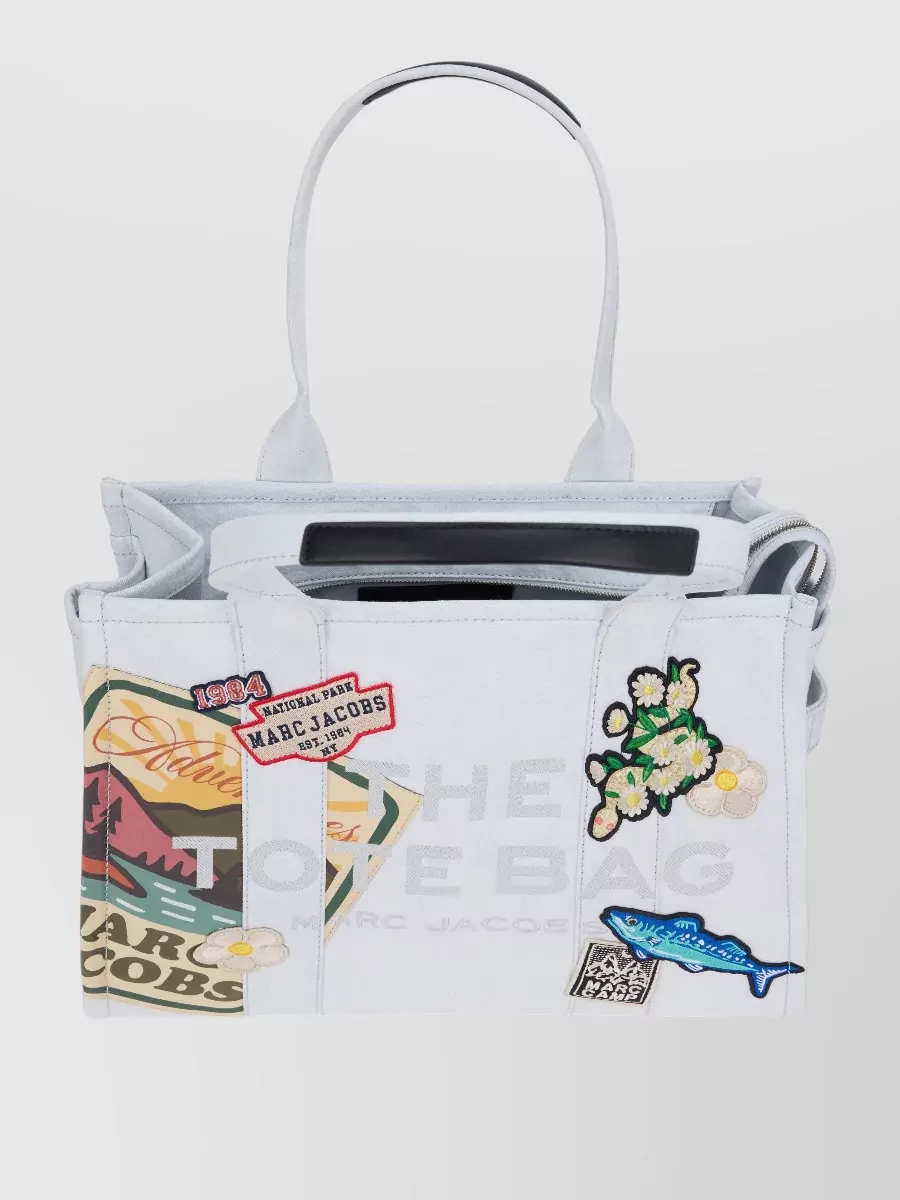 Marc Jacobs Tote Bag Landscape Patches Top Handles