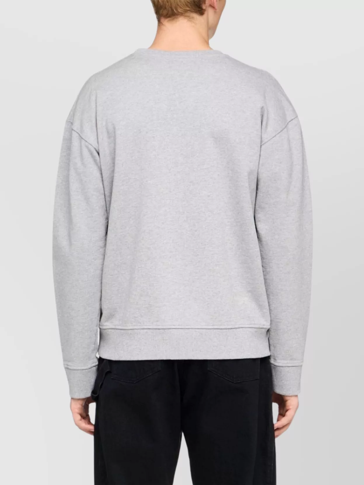 Jw Anderson Crew Neck Long Sleeve Mélange Sweatshirt