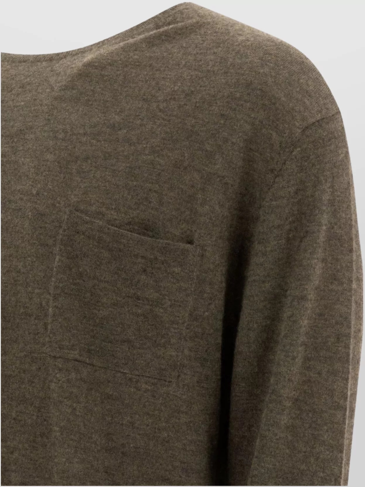 Acne Studios Men Cashmere Crewneck Sweater In Green