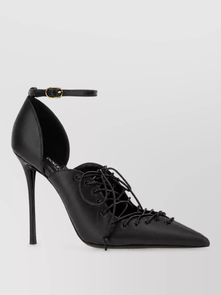 Dolce&Gabbana leather lace-up pumps