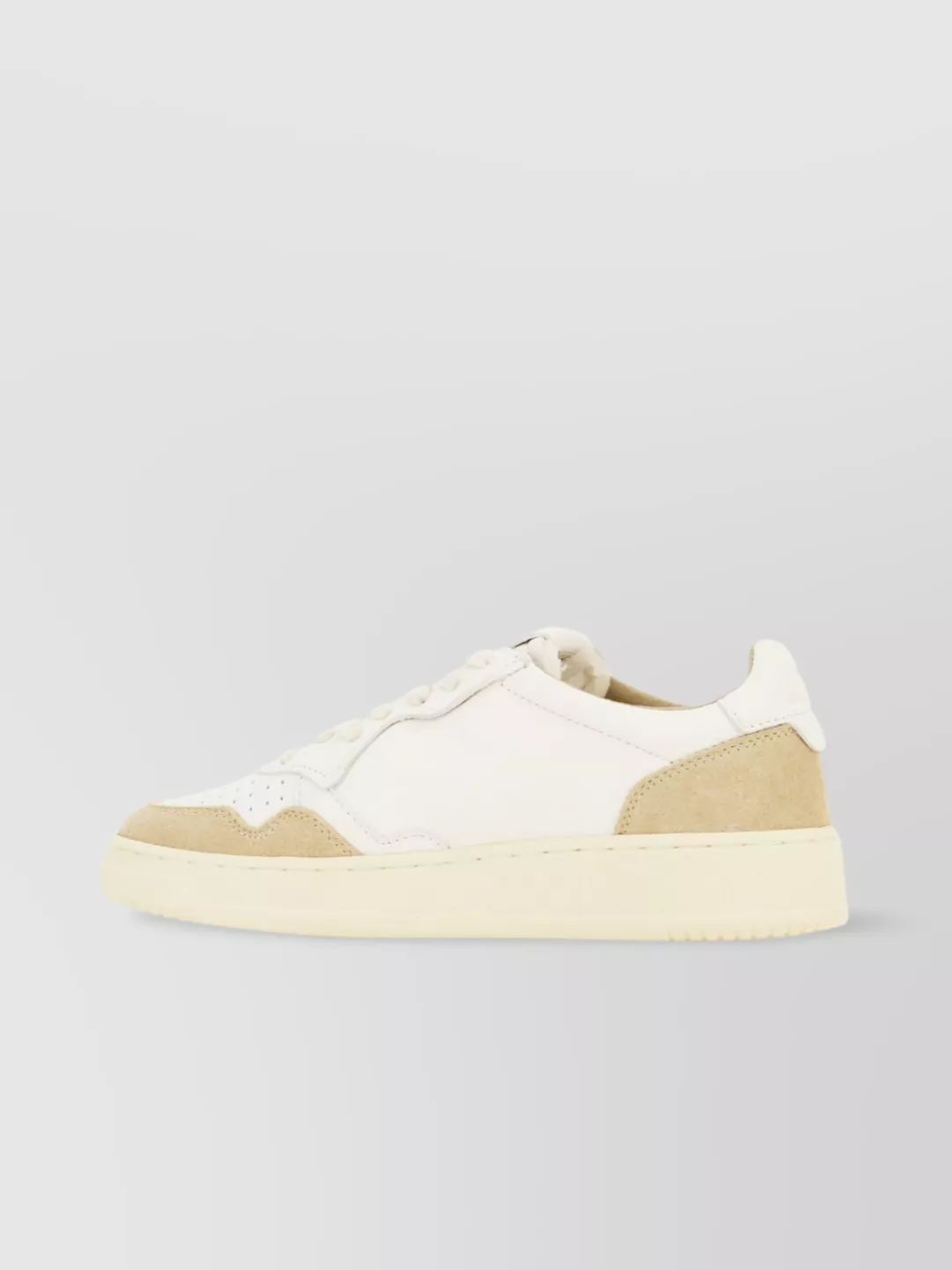 Autry Low-Top Rubber Sole Sneakers With Suede Accents