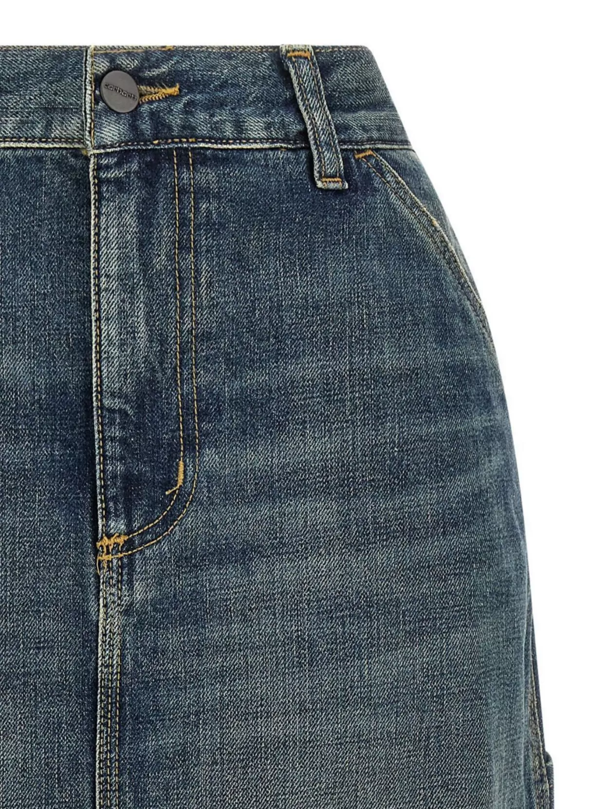 Carhartt Wip Knee Length Skirt Pockets Belt Loops
