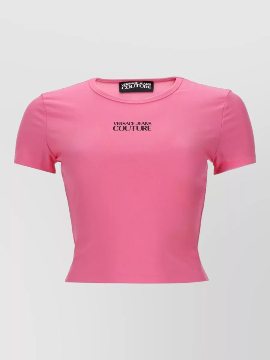 Versace Jeans Couture Slim-Fit Cropped T-Shirt