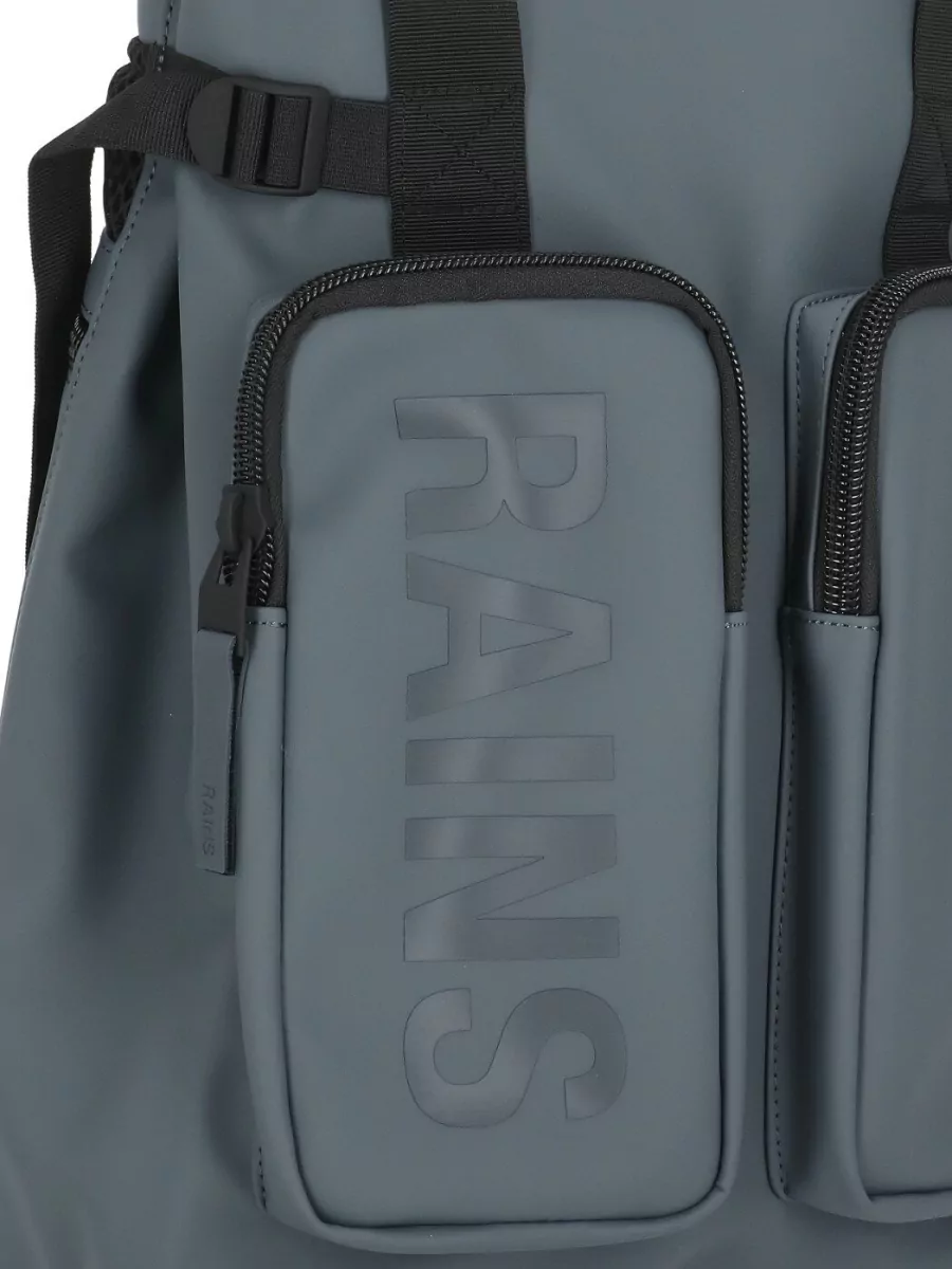 Rains Waterproof Backpack Dual Straps Multiple Pockets