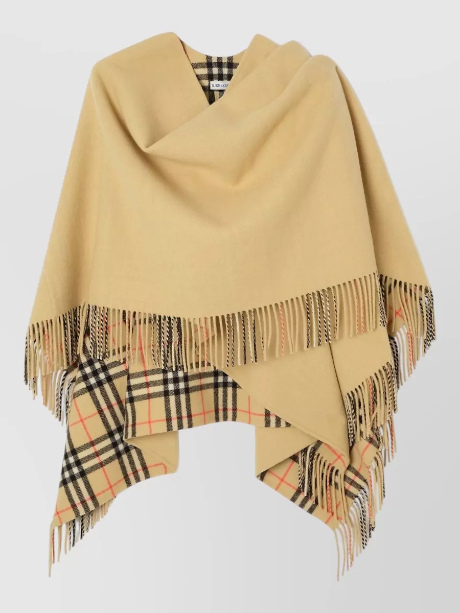 Burberry wool cape
