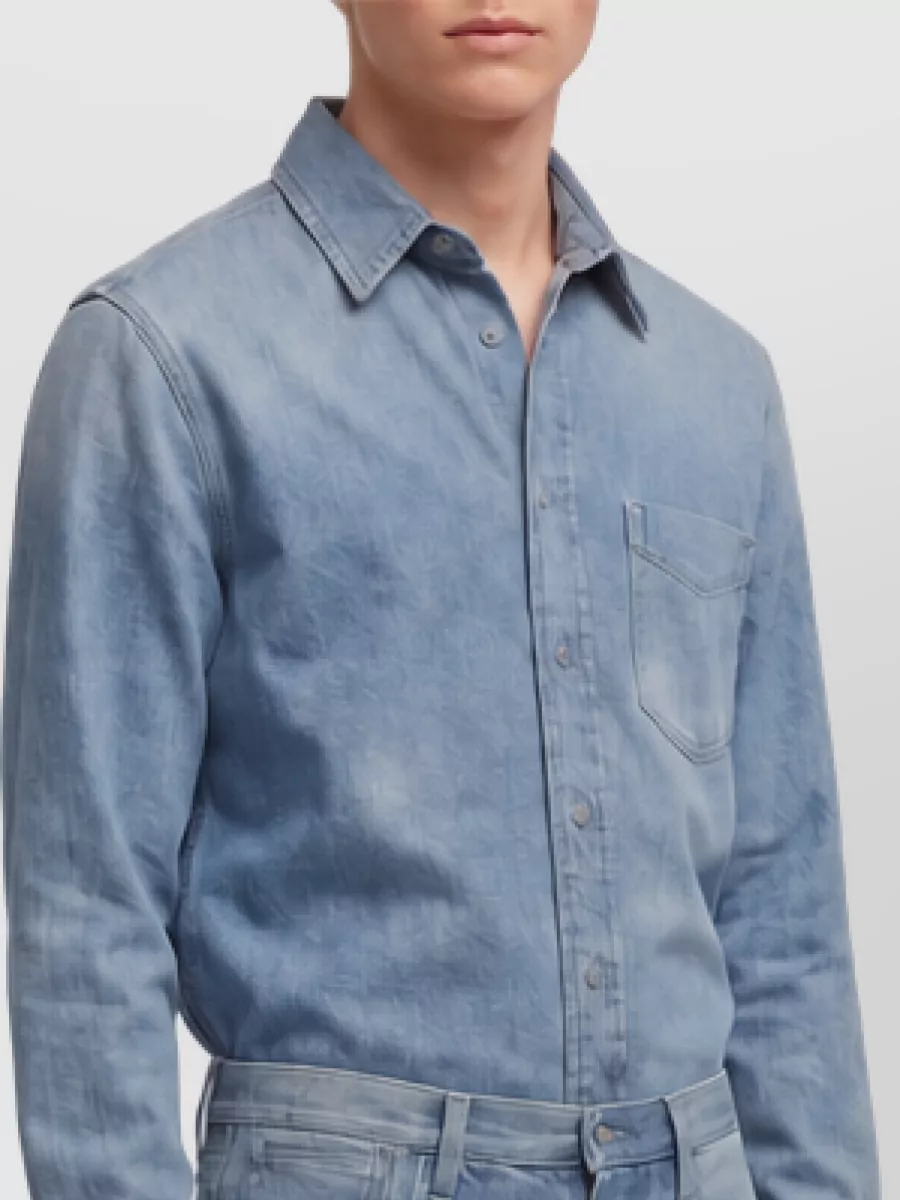 Gucci Denim Low-Rise Flared Jeans