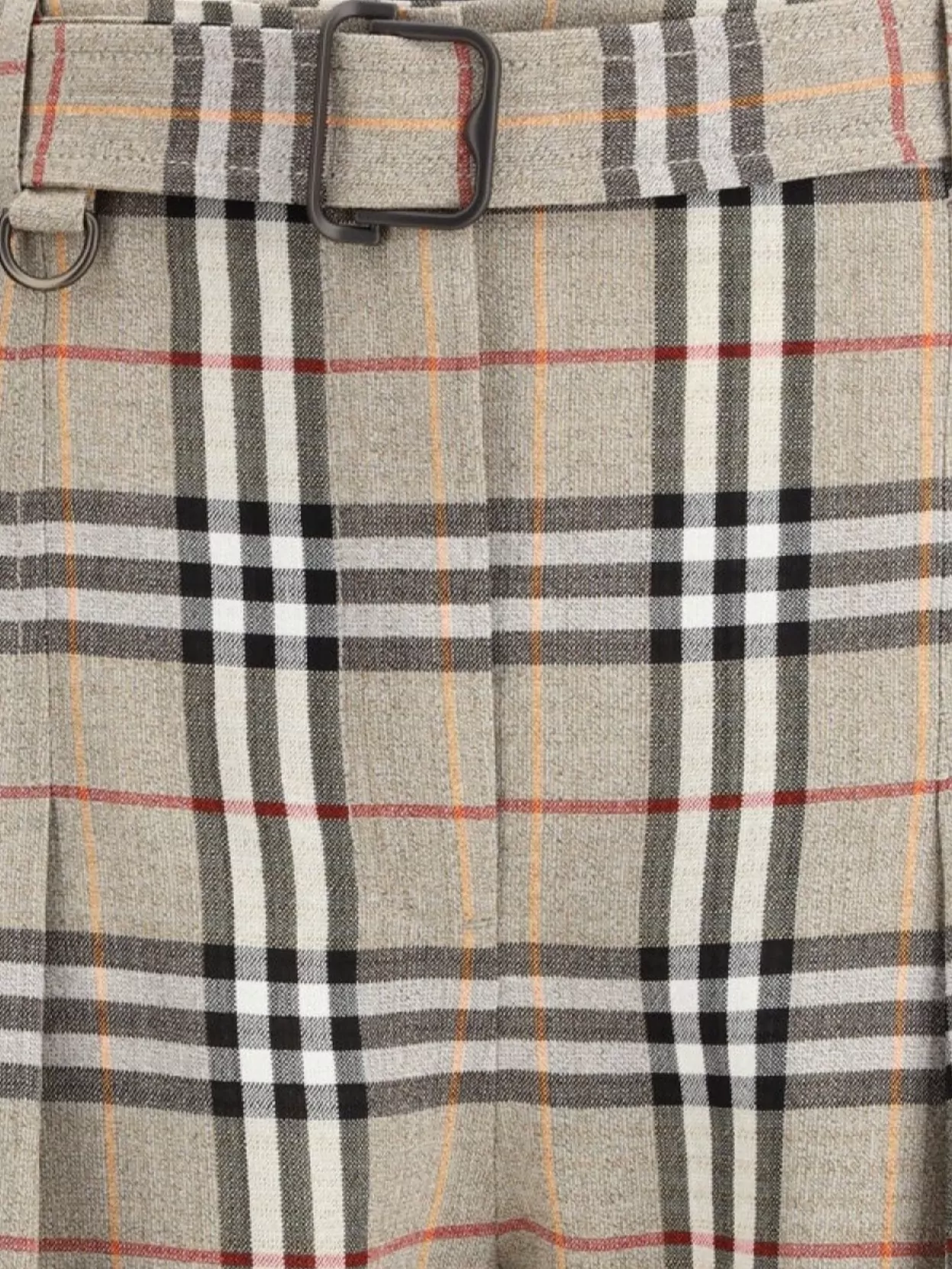 Burberry Archive Check Silk Blend Trousers