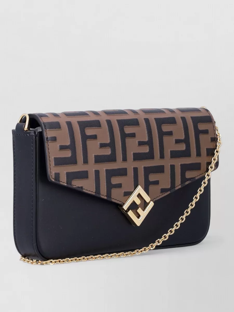 Fendi Na Calf Leather Wallet On Chain