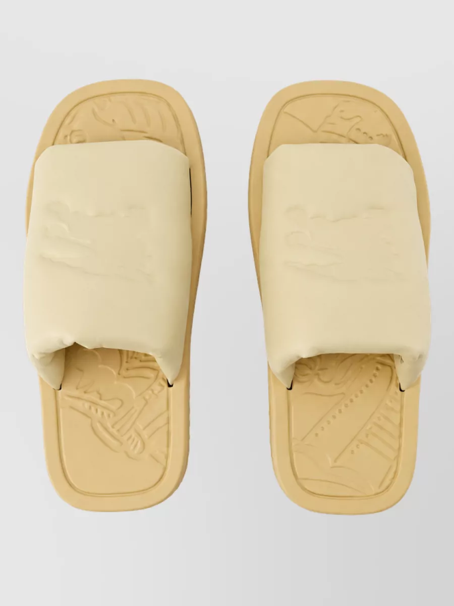 Burberry Leather Slides