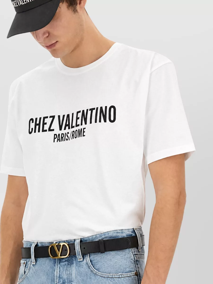 Valentino Cotton Printed T-Shirt