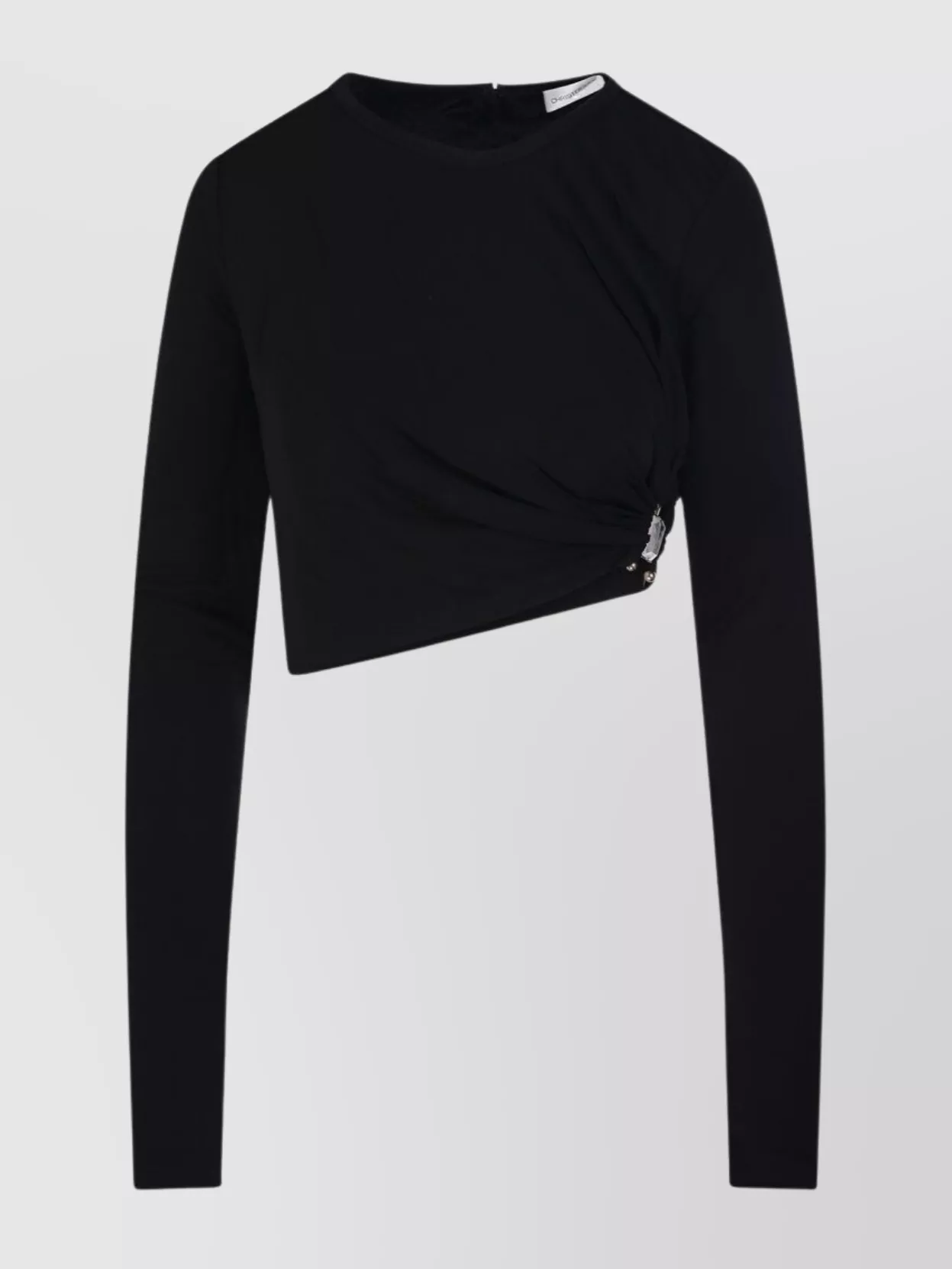 CHRISTOPHER ESBER QUARTZ L/S TOP FEATURING ASYMMETRIC DESIGN