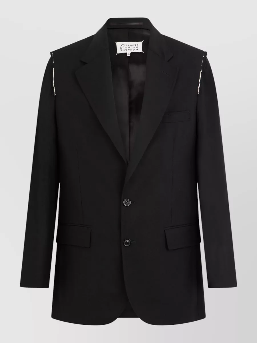 Maison Margiela virgin wool single-breasted blazer