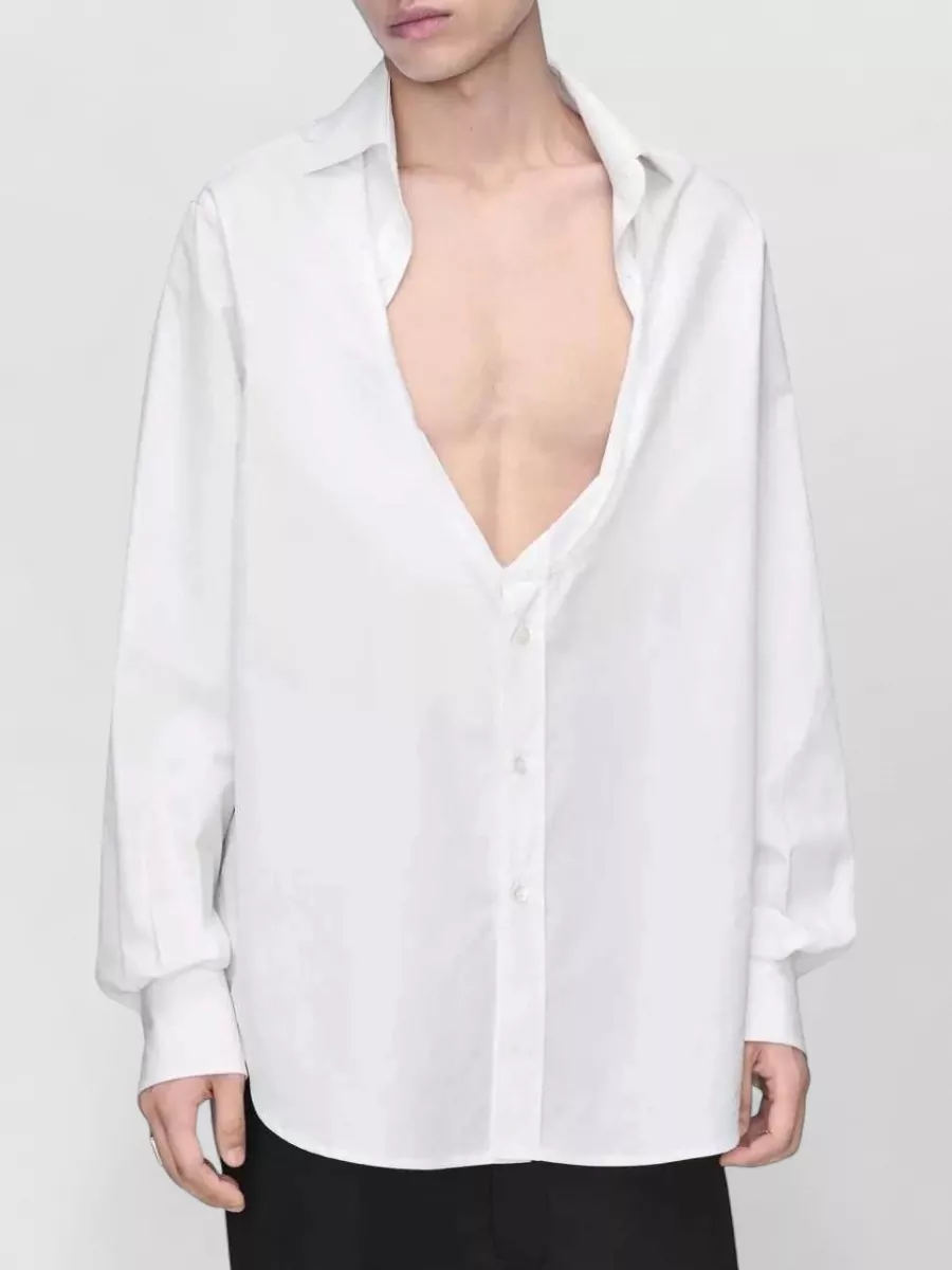 Maison Margiela Oversized Long-Sleeve Shirt