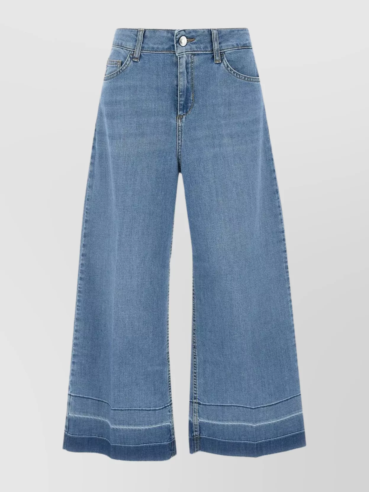Liu •jo Wide-leg Design Flare Leg Jeans