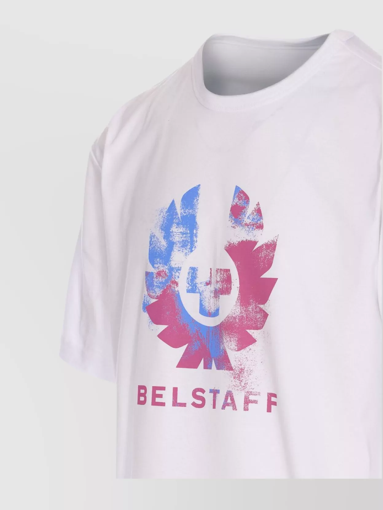 Belstaff Crewneck T-shirt With Graphic Print Logo