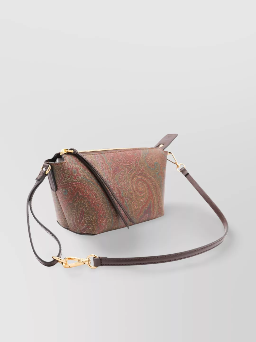 Etro Adjustable Strap Shoulder Bag With Paisley Pattern