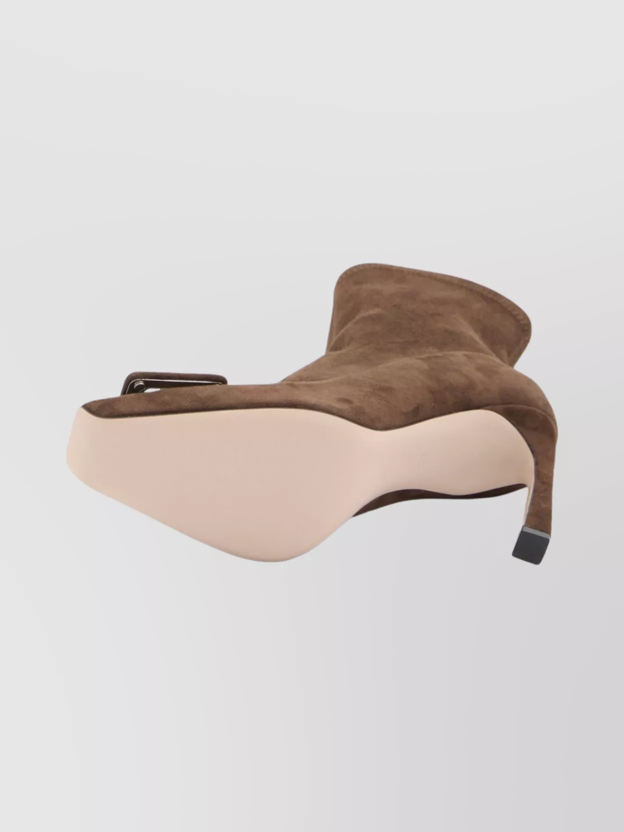 Roger Vivier Suede Ankle Boots Trompette Heel In Multi