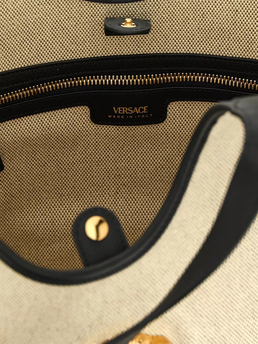 Versace La Medusa Tote Bag Adjustable Strap