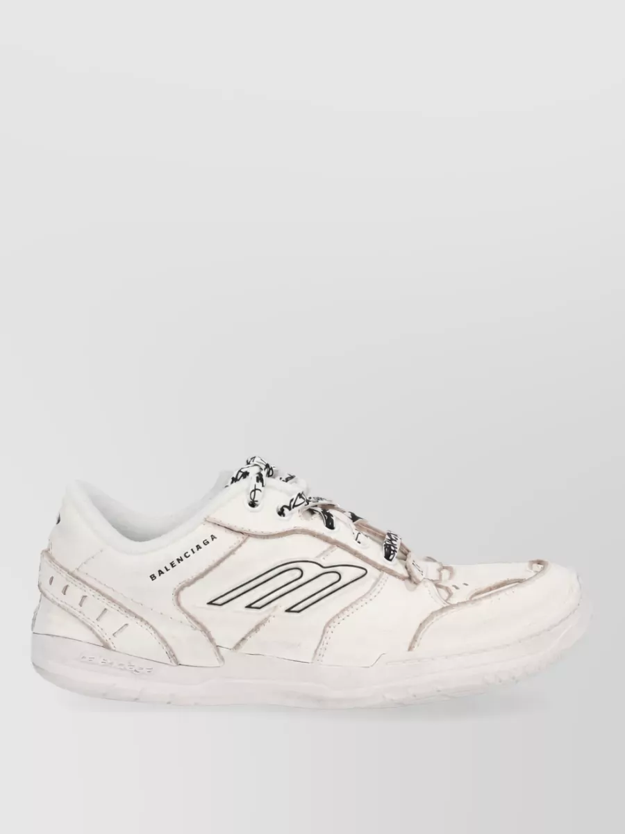 Balenciaga Leather Low-Top Sneakers