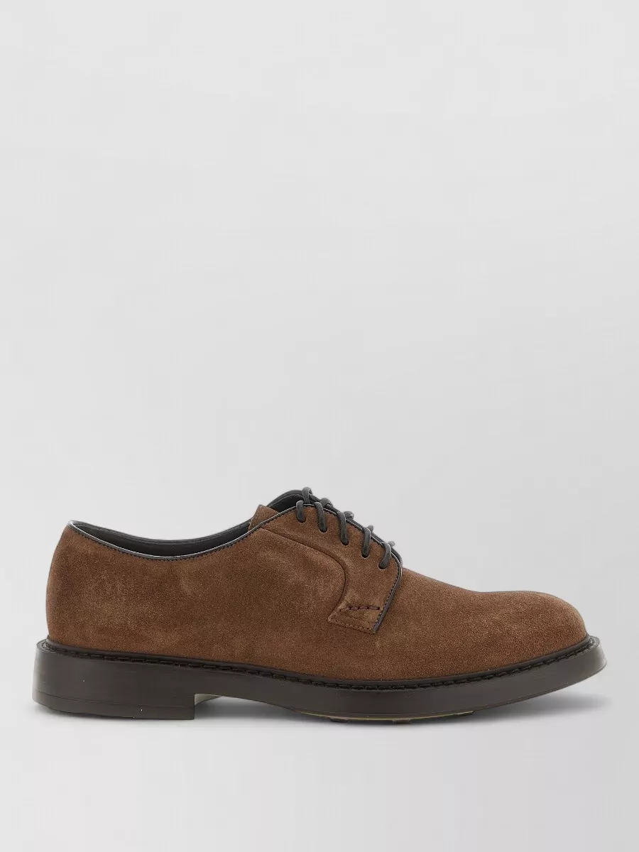 Doucal's Suede Derby Shoes
