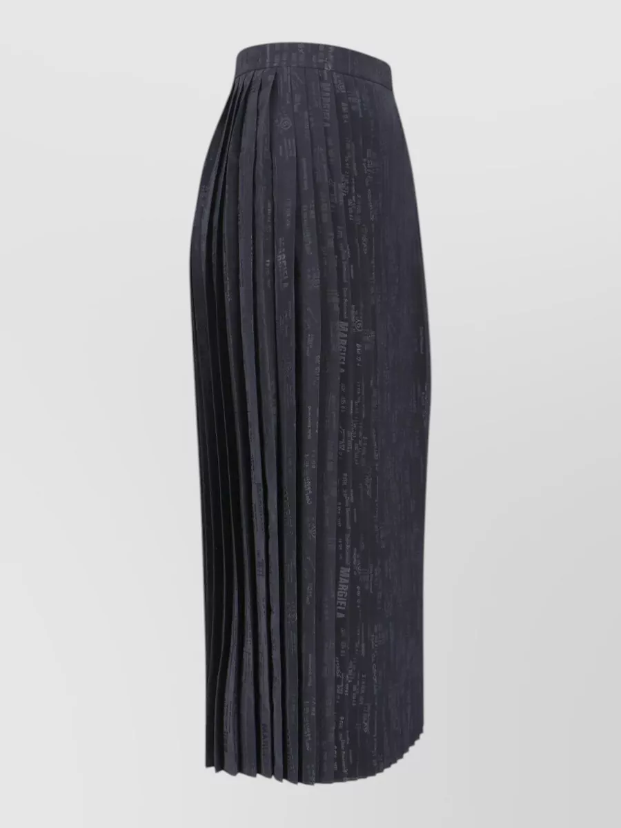 Mm6 Maison Margiela Midi Pleated Skirt